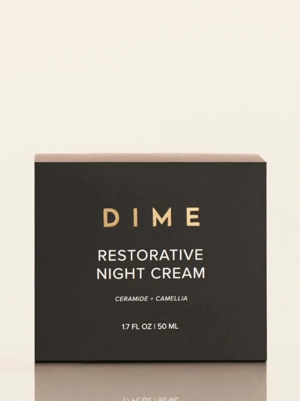 New  DIME RESTORATIVE NIGHT CREAM - Black - Ceramide + Camellia